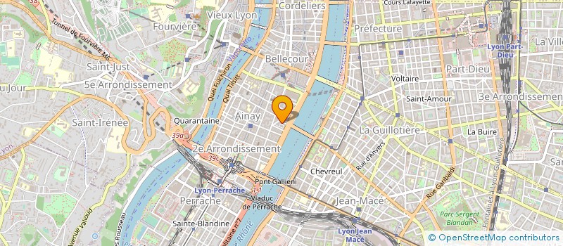 localisation de l'entreprise PREVOY RETR ADDIT CADRES ET CONJOINTS à LYON