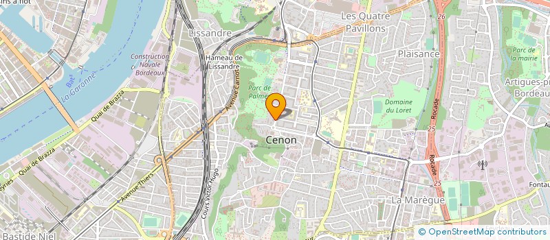 localisation de l'entreprise PREVOYANCE CREDIT à CENON