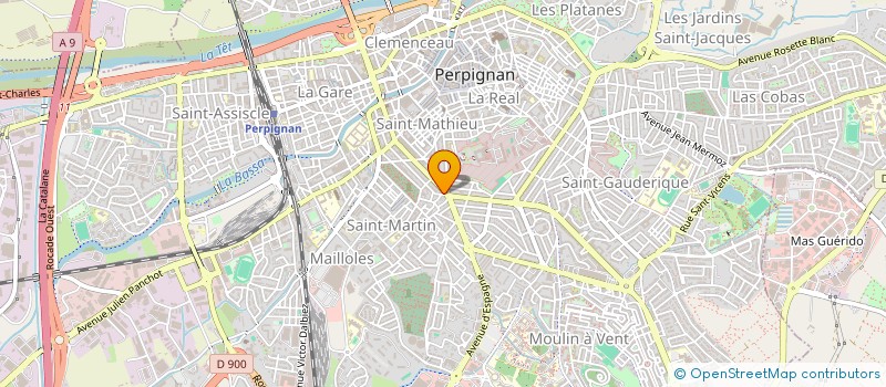 localisation de l'entreprise PREVOYANCE ET ASSURANCES CATALANES à PERPIGNAN