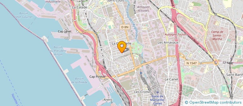 localisation de l'entreprise PREVOYANCE JANAZA SERVICE FUNERAIRE MUSULMAN DE FRANCE à MARSEILLE