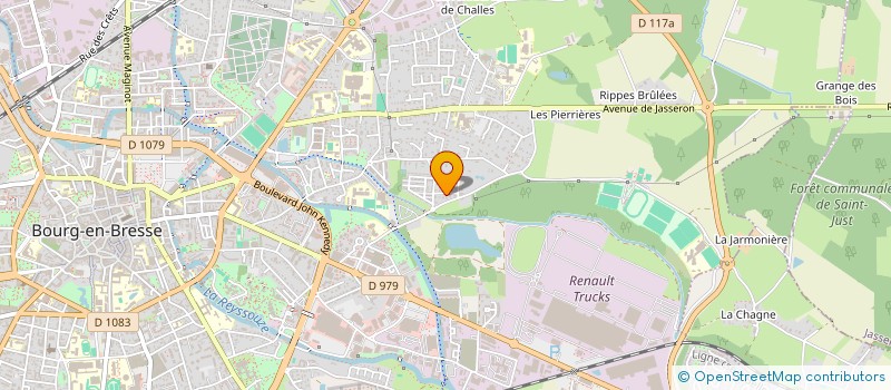 localisation de l'entreprise PREVOYIS  BOURG-EN-BRESSE