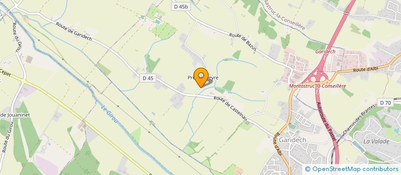 localisation de l'entreprise PREXEMPEYRE  GARIDECH