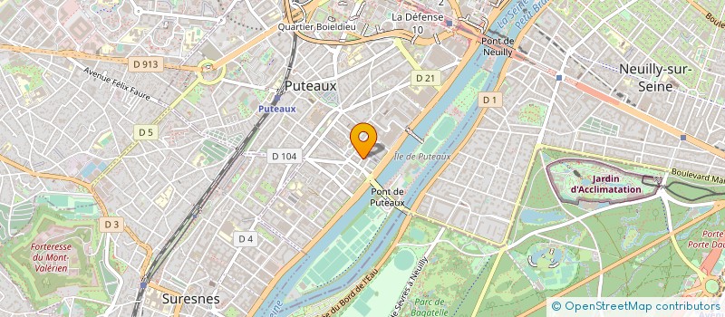 localisation de l'entreprise PREXILEXIS PARIS  PUTEAUX