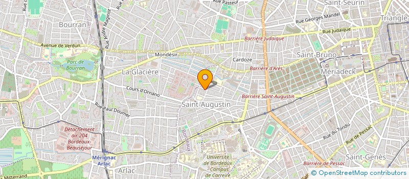 localisation de l'entreprise PREZ'APPS  BORDEAUX