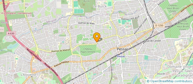 localisation de l'entreprise PREZAT J ET VILLOTEAU F  PESSAC