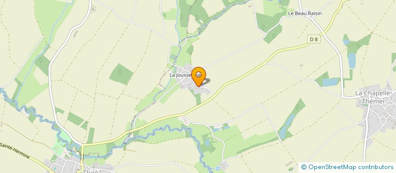 localisation de l'entreprise PREZEAU LA FONTAINE  LA CHAPELLE-THEMER