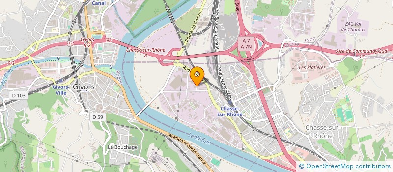 localisation de l'entreprise PREZIOSO LINJEBYGG HOLDING à CHASSE-SUR-RHONE