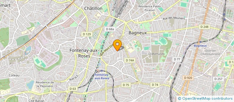 localisation de l'entreprise PRF MGT FR  FONTENAY-AUX-ROSES