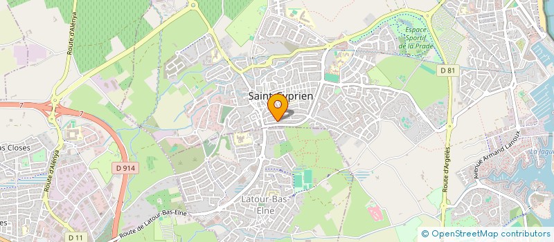 localisation de l'entreprise PRFCT à SAINT-CYPRIEN