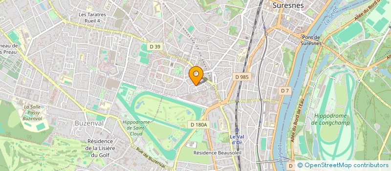 localisation de l'entreprise PRFS CONSEIL ET FORMATION à SURESNES
