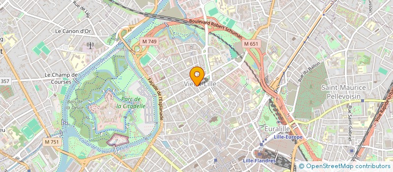 localisation de l'entreprise PRG à LILLE