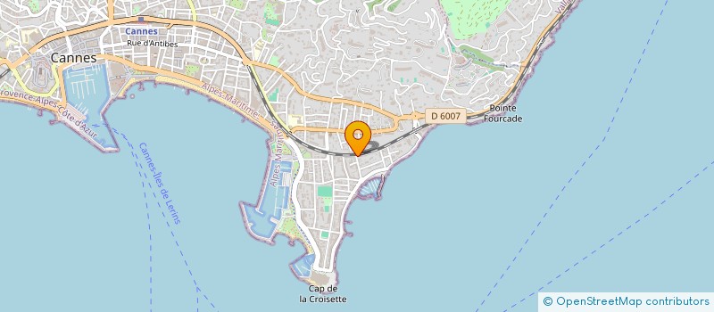 localisation de l'entreprise PRG  CANNES