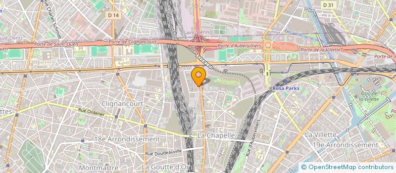 localisation de l'entreprise PRG  PARIS