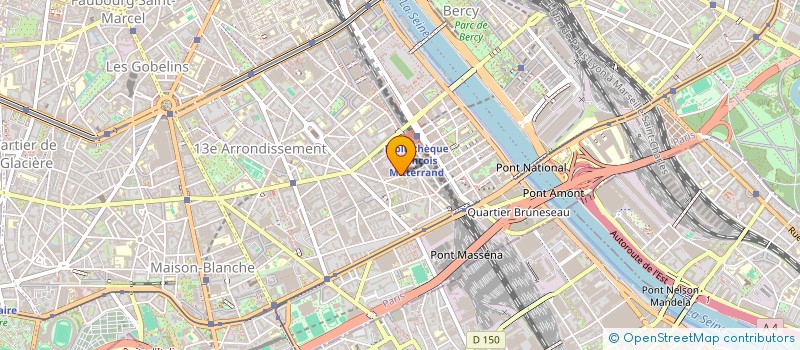 localisation de l'entreprise PRG GRANDS MOULINS  PARIS