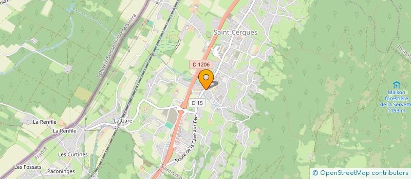 localisation de l'entreprise PRG NETTOYAGE à SAINT-CERGUES