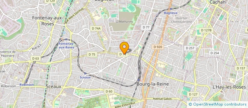 localisation de l'entreprise PRG RENOV à BAGNEUX