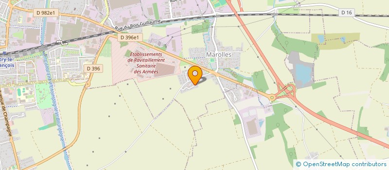 localisation de l'entreprise PRG TELECOM  MAROLLES