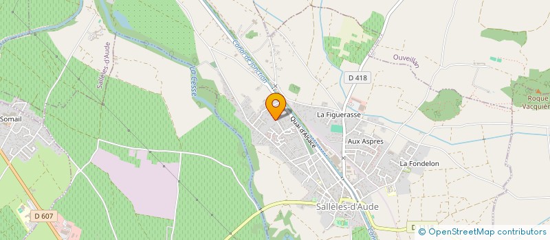 localisation de l'entreprise PRHE  SALLELES-D'AUDE