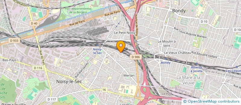 localisation de l'entreprise PRI à NOISY-LE-SEC