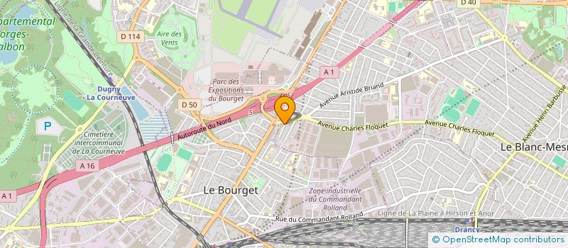 localisation de l'entreprise PRI DISTRIBUTION à LE BLANC-MESNIL