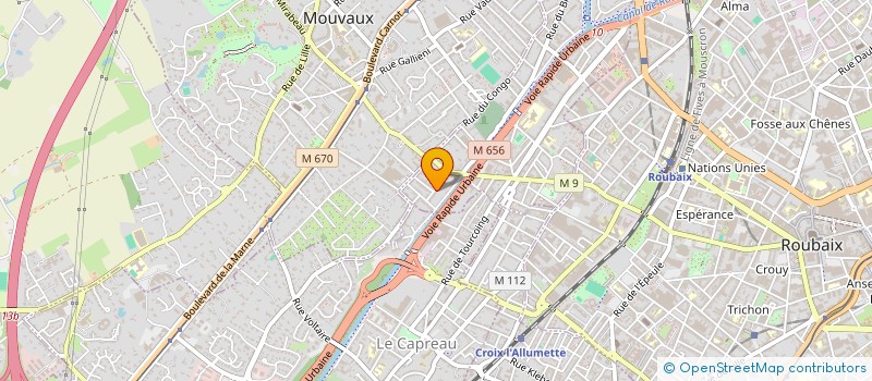 localisation de l'entreprise PRI-MAT  TOURCOING