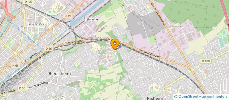 localisation de l'entreprise PRIAM  RIXHEIM