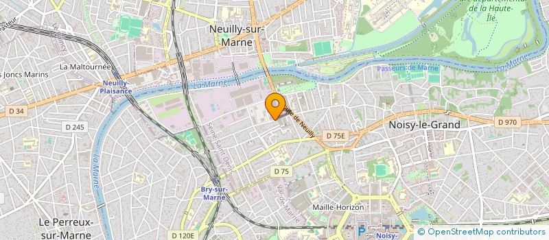 localisation de l'entreprise PRIAM  NOISY-LE-GRAND