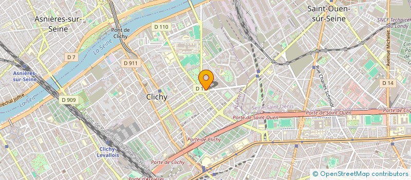 localisation de l'entreprise PRIAS à CLICHY