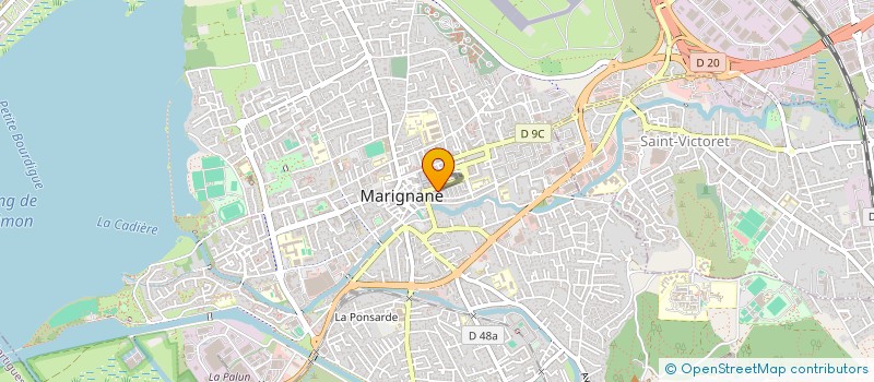 localisation de l'entreprise PRIBA à MARIGNANE