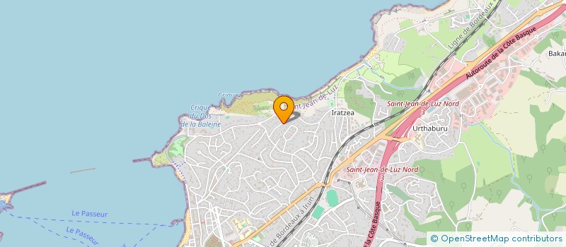 localisation de l'entreprise PRIBAT ETCHEVERRY  SAINT-JEAN-DE-LUZ