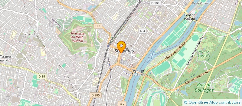 localisation de l'entreprise PRICADO à SURESNES