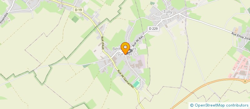 localisation de l'entreprise PRICARD TRAITEUR à BETHENCOURT-SUR-MER