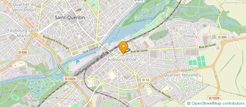 localisation de l'entreprise PRICE DISCOUNT à SAINT-QUENTIN