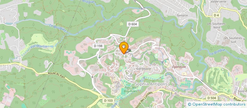localisation de l'entreprise PRICESHOPPERS à VALBONNE