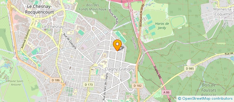 localisation de l'entreprise PRICIM COURTAGE à VERSAILLES