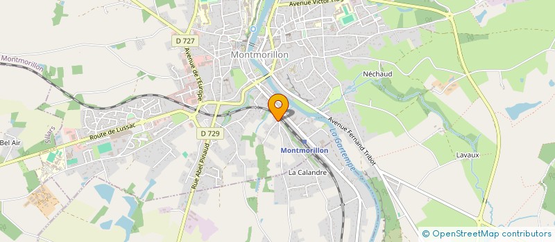 localisation de l'entreprise PRICKLYPEAR  MONTMORILLON