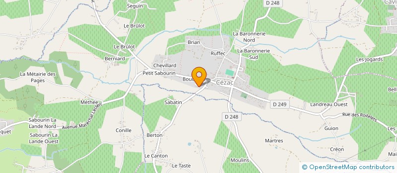 localisation de l'entreprise PRICUS  CEZAC