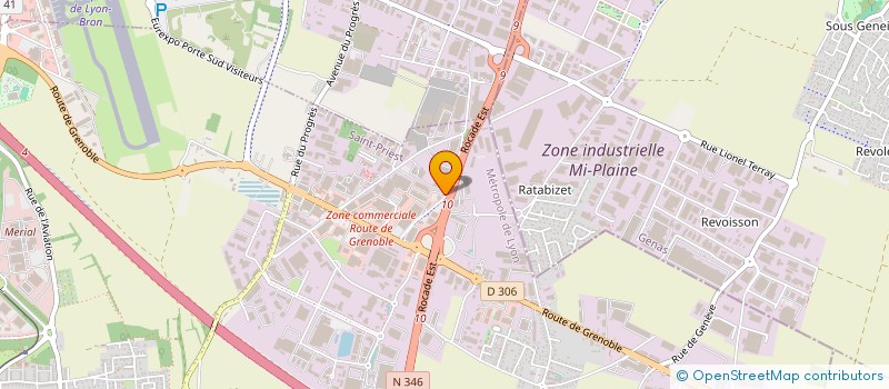 localisation de l'entreprise PRIDE MOBILITY PRODUCTS à SAINT-PRIEST