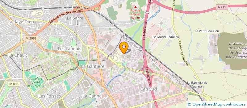 localisation de l'entreprise PRIEM CONSTRUCTIONS à CLERMONT-FERRAND