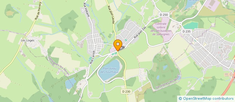 localisation de l'entreprise PRIET  SANVIGNES-LES-MINES