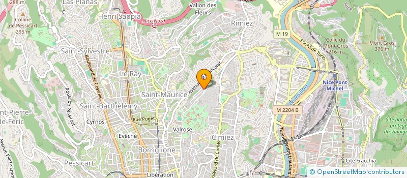 localisation de l'entreprise PRIETO à NICE