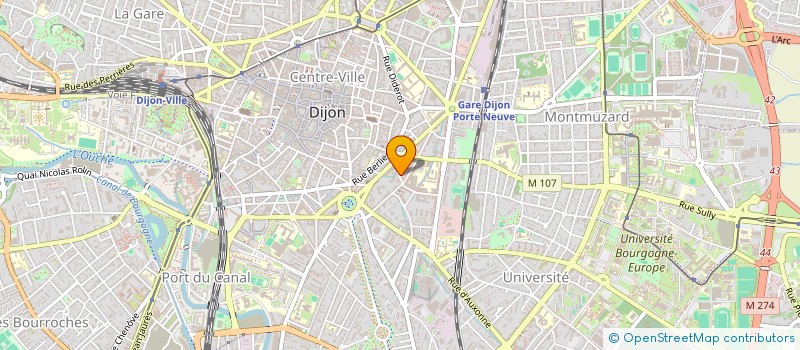 localisation de l'entreprise PRIEUR à DIJON