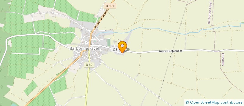 localisation de l'entreprise PRIEUR COUTO ET FILS  BARBONNE-FAYEL