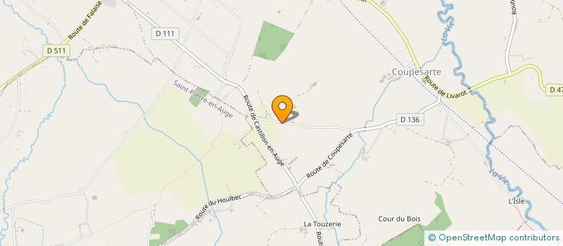 localisation de l'entreprise PRIEUR ET MARGUERITE à LIVAROT-PAYS-D'AUGE