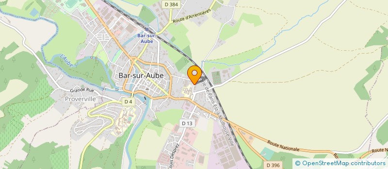 localisation de l'entreprise PRIEUR LABONDE à BERGERES