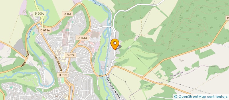 localisation de l'entreprise PRIEURE 22 à CHAUMONT