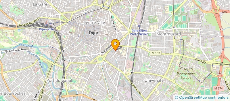 localisation de l'entreprise PRIEURE à DIJON