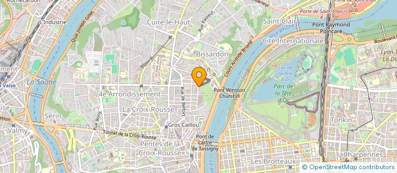 localisation de l'entreprise PRIEURE  LYON