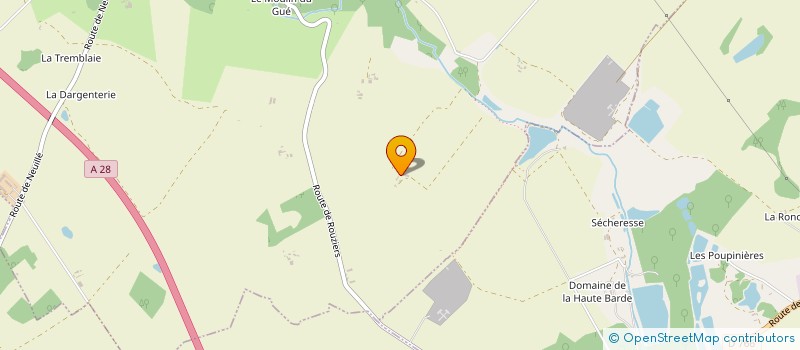 localisation de l'entreprise PRIEURE DE L'ENCLOITRE-EN-CHAUFOURNAIS  NEUVY-LE-ROI