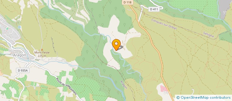 localisation de l'entreprise PRIEURE DU FONT JUVENAL  CONQUES-SUR-ORBIEL